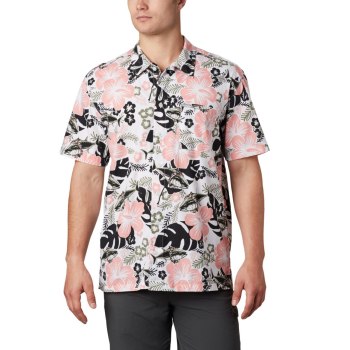 Columbia Muške Košulje - PFG Trollers Best Short Sleeve Big Crne | RMJV-90825